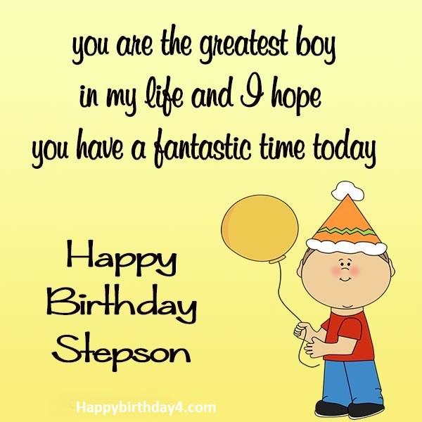 Happy Birthday Wishes For Step-Son