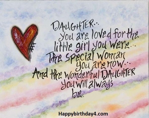 Birthday Wishes For Daughters