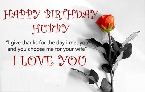 Happy Birthday Wishes to Husband