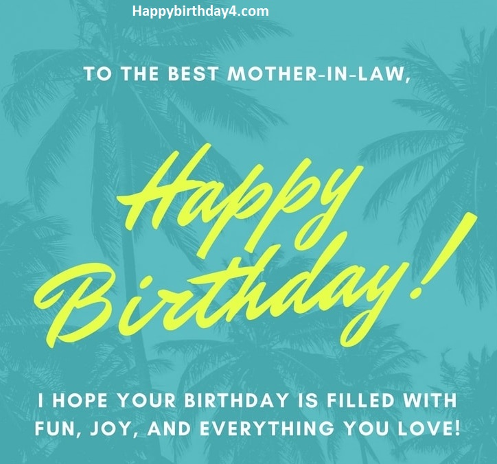 Happy Birthday Mother-in-Law
